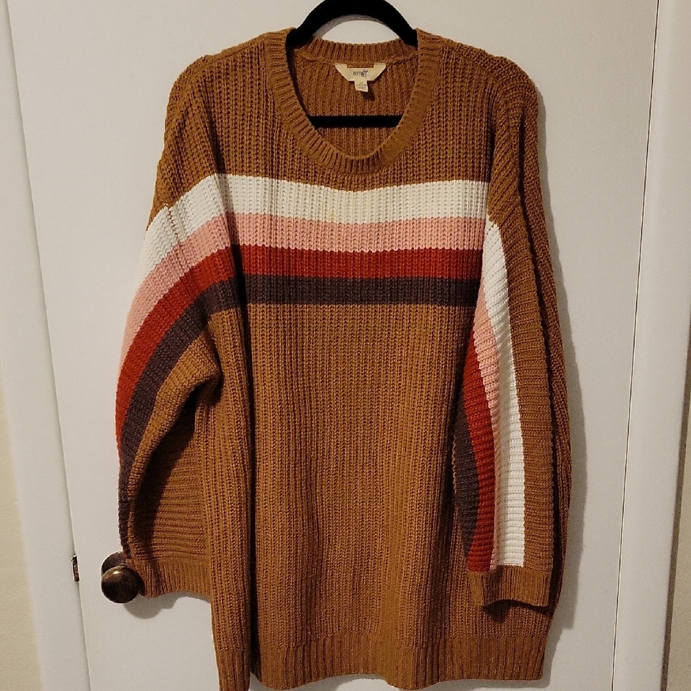 Terra & Sky Multicolor Striped Sweater
